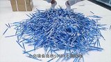 10000个圆珠笔有多少墨水小哥亲身试验，网友浪费啊