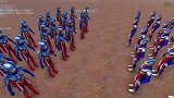 史诗战争模拟器：20个迪迦奥特曼对战20赛罗奥特曼谁更厉害