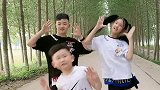 龙凤兄妹竟然还有个弟弟，这个小老三的颜值长的有点意外啊