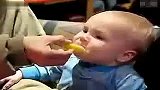 [搞笑]世界各地宝宝吃柠檬表情