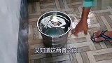 小伙把常温水倒进液氮中，下一秒太震撼了，简直是太梦幻了
