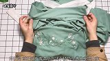 衣服短了想加长找不到同款布料？美女教你一招，无痕变长太简单