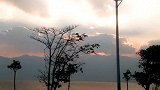 2018年3月23日，夕阳下的苍山洱海