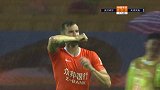 第18分钟武汉卓尔球员巴普蒂斯唐进球 武汉卓尔0-1天津天海