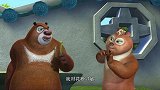 熊出没：熊大在翠花面前表演杂技，却让老虎从天上摔了下去！