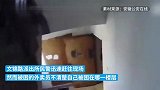 外卖员被困电梯，民警逐层搜救