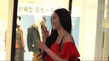 街拍时尚靓女，身材衣着完美展现