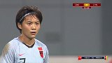 王霜远距离任意球精准连线 王珊珊门前头球摆渡错失破门良机