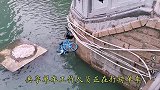共享单车被扔河道了，看看他们是怎么打捞上来的