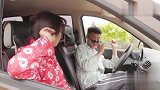 小伙驾校练车，谁知却在车上睡了一上午，结局太搞笑了
