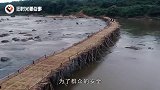 世界最长的竹桥，一天收200万过桥费，每年都要拆建一次