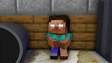我的世界动画-街头的小Herobrine