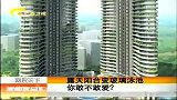 新闻夜总汇-20120406-露天阳台变玻璃泳池你敢不敢爱？