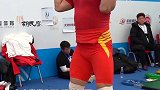 杨哲挺举后场热身20—190公斤，大级别壮汉的魅力