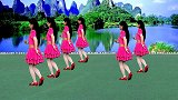 广场舞《挥挥手》旋律优美醉人，背面演示更好学背面