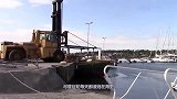 高压水枪有多厉害？万吨巨轮清洗过程，污垢直接一扫而空