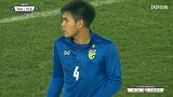 泰国飞翼右路精准传中 沃拉瓦头球险再扳回一球