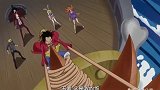 一拳秒s五皇路飞，实在太惨了，或许比卡普更强！