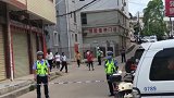 广西梧州砍伤多学生嫌疑人被控制 直击嫌疑人被抓获现场