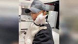 谢霆锋化身猫奴抱爱宠dashi上班 戴鸭舌帽五官硬朗超帅气