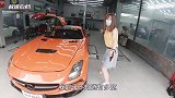 开超跑差点当车主！nana体验奔驰SLS(2)