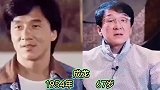 十位影视圈武打明星，今昔容颜对比，李连杰显得太苍老