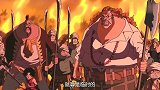海贼；达旦拿着路飞的新闻向去世艾斯说，你所救下的路飞平安无事