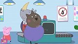 小猪佩奇：佩琪全家第一次坐飞机，她们这是要去哪呢？超开心的