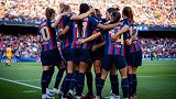 女足欧冠-巴萨5-1罗马 连续五年晋级半决赛