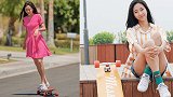 魅惑体坛-韩国滑板女神高孝周 邻家小妹清纯可人身材逆天