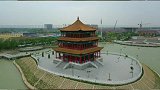 航拍大美河津莲池公园美景！