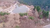 赏花季节已到，太原杜儿平桃花沟，上帝视角看桃花