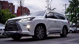 雷克萨斯LX570，按下气动悬挂，路虎揽胜都低调了！