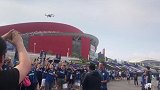 中国内拉集聚南京奥体！高喊“ForzaInter”支持主队