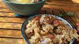 松茸香肠饭 【豆果美食】