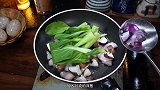 香菇油菜的家常做法，简单又好吃的香菇油菜，超级开胃