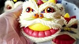 中式面点师做醒狮馒头精致至极