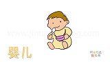 人物简笔画大全，画婴儿宝宝吃饭简笔画