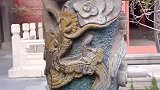 景区龙柱雕像