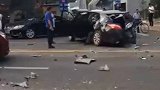 10车连撞！济南闹市区发生车祸 一大货车疑因刹车失灵连撞数车