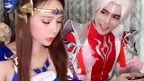 coser小姐姐扮演貂蝉调戏诸葛亮，结局爆笑
