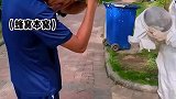 消防员学习摘马蜂窝