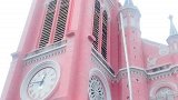 越南胡志明市的网红粉红教堂