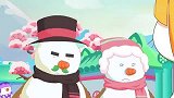 喜羊羊：小雪人吐槽喜羊羊，一边骂一边哭，脑袋都哭掉了