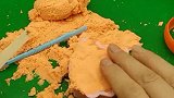 用沙子做出来小猫咪！