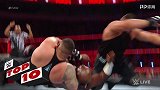WWE-18年-RAW第1310期十佳镜头 人间怪兽“打包”撞飞欧文斯-专题
