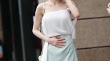 偶遇一个韩国网红姑娘，本人真的很漂亮