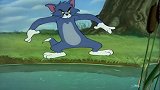 猫和老鼠：杰瑞的肺活量还真厉害啊，把汤姆的头吹的这么大！
