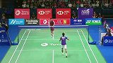羽毛球：林丹的分数遥遥领先，把对手耍的转圈圈！