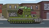 坦克动漫：多头坦克用了洪荒之力击败入侵敌人